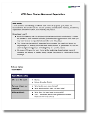 mtss team charter