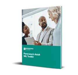 A preview of the Adult SEL Toolkit, showing the cover pages of four resources.